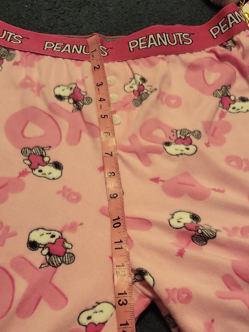 Peanuts Snoopy Love Pajama Bottoms - Picture 7 of 8